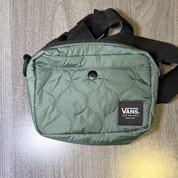 Vans Handbags - Vans Quilted Green Belt Bag
